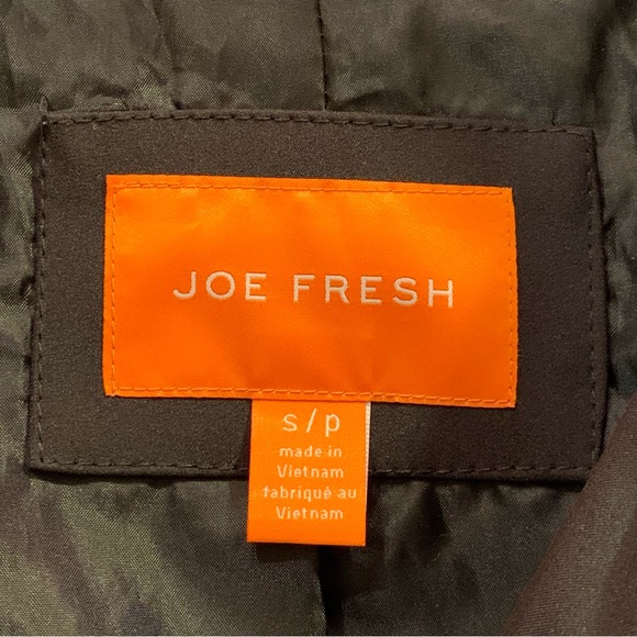 💨 [4/$75] JOE FRESH DARK GREY WOMENS WINDBREAKER JACKET SIZE SMALL 💨 - Picture 4 of 5